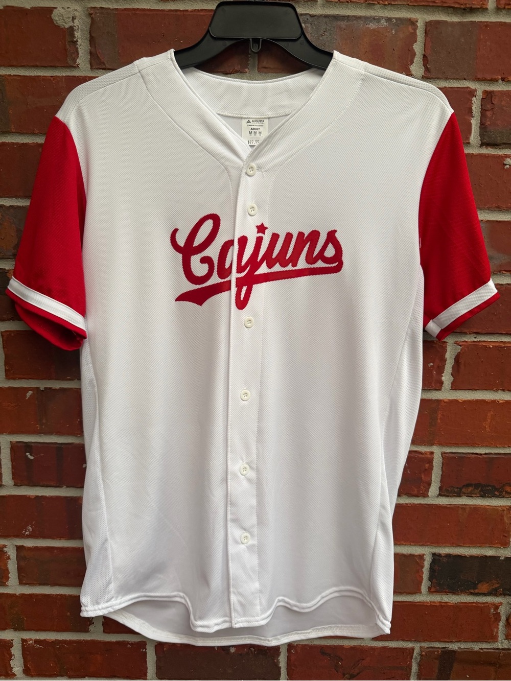 Augusta Sportswear University of Louisiana Ragin’ Cajuns Adult M Baseball Jersey